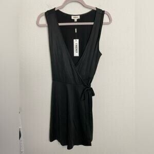 NWT L'AGENCE Black Sleeveless Mini Dress